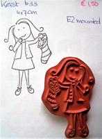 Kerst 633 EZ-mounted stempel, Ophalen of Verzenden, Gebruikt, EZ-mounted stempel