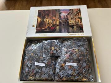 Clementoni puzzel Venetië 6000 stukjes beschikbaar voor biedingen