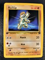 Team rocket Machop 1st edition, Hobby en Vrije tijd, Ophalen of Verzenden, Zo goed als nieuw, Losse kaart