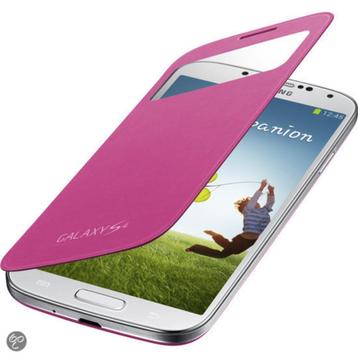 Flip View Cover voor Samsung Galaxy S4 _ Roze