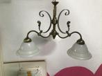 Hanglamp met 3 lampen, Ophalen, Gebruikt, Glas, 50 tot 75 cm