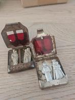 Vintage Religieuze Medaillons in Doosjes, Ophalen of Verzenden