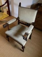 Kasteel stoel - oude antieke stoel fauteuil, Antiek en Kunst, Ophalen