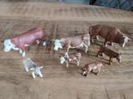 Schleich koe, stier, kalf., Ophalen of Verzenden, Zo goed als nieuw, Paard, Beeldje of Figuurtje