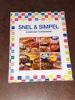 Tupperware boek Snel en simpel koken met tupperware, Huis en Inrichting, Keuken | Tupperware, Ophalen of Verzenden, Overige typen