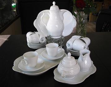 Rosenthal porselein koffie servies Sanssouci Weiss  10 pers. beschikbaar voor biedingen