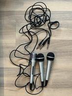 3 Microfoons - Karaoke Set, Muziek en Instrumenten, Microfoons, Ophalen of Verzenden, Gebruikt, Zangmicrofoon