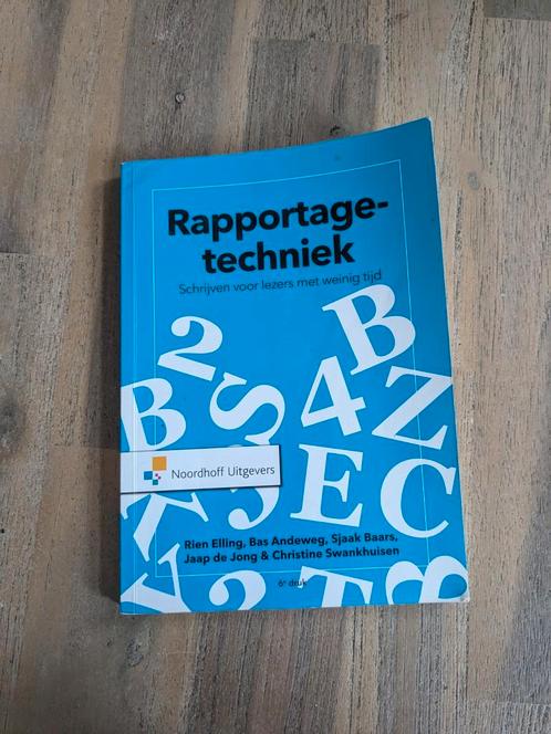 Jaap de Jong - Rapportagetechniek, Boeken, Wetenschap, Gelezen, Ophalen of Verzenden