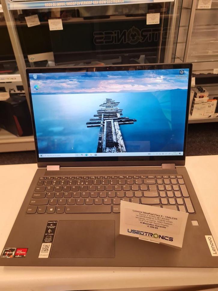 Lenovo IdeaPad Flex 5 - 15ALC05, Computers en Software, Windows Laptops, Gebruikt, 16 inch, SSD, 2 tot 3 Ghz, 16 GB, Qwerty, Ophalen of Verzenden