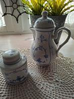 Friesisch Blau theepotje en theebusje, Antiek en Kunst, Ophalen of Verzenden