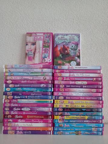 De Complete serie van 38 BARBIE DVD'S (incl. 2 bonus dvd's) beschikbaar voor biedingen