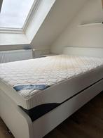 Complete Bed 140x200 met matras, Huis en Inrichting, Slaapkamer | Bedden, Ophalen, Gebruikt, Wit, Tweepersoons