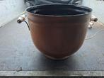koperen pot, Tuin en Terras, Bloempotten, Rond, Ophalen of Verzenden, Zo goed als nieuw, Metaal