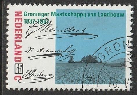 Nederland 1987 1379 Gronings landschap, Gest Groningen, Ophalen of Verzenden, Na 1940, Gestempeld