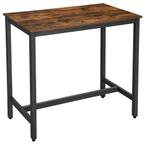 Hoge bartafel - 120x105x60 cm - vintage bruin, Huis en Inrichting, Tafels | Statafels, Ophalen of Verzenden, Nieuw