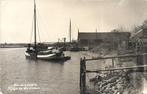 Hardinxveld Kijkje op de Rivier met Boot Newo fotokaart, Verzamelen, Ansichtkaarten | Nederland, Verzenden, 1940 tot 1960, Ongelopen