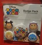 Disney tsum tsum buttons,  nieuw in verpakking, Verzenden, Nieuw, Figuurtje, Button