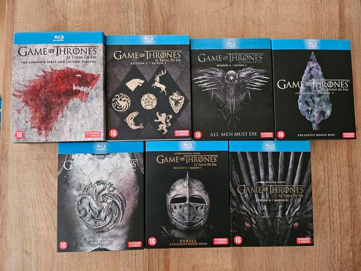 Game of Thrones complete serie seizoen 1 t/m 8, Cd's en Dvd's, Blu-ray, Zo goed als nieuw, Boxset, Ophalen of Verzenden