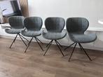 4x Zuiver OMG stoel ~ grijs, Huis en Inrichting, Ophalen, Zo goed als nieuw, Grijs