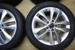 Mercedes C-klasse velgen 17 inch + winterbanden 5x112, Gebruikt, Banden en Velgen, 17 inch, Personenwagen