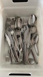Zilver/RVS bestek 6 persoons, Antiek en Kunst, Antiek | Bestek, Ophalen