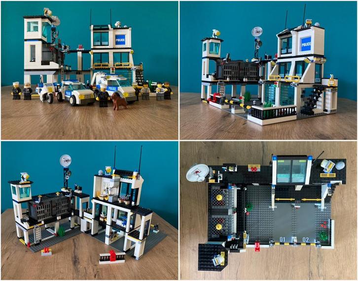 Lego City 7744 Politie hoofdkwartier, Kinderen en Baby's, Speelgoed | Duplo en Lego, Gebruikt, Ophalen