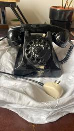 Vintage PTT telefoon toestel zwart Bakelite, Telecommunicatie, Zo goed als nieuw, Ophalen