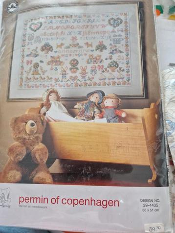 Permin Copenhagen Borduurpakket Anne-Marie Alfabet beschikbaar voor biedingen