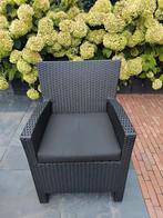 4 Wicker Tuinstoelen met Kussens - Manifesto, Ophalen, Gebruikt, Wicker