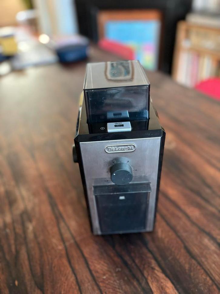 DeLonghi KG89 Koffiemolen - Weinig gebruikt!, Witgoed en Apparatuur, Koffiezetapparaten, Zo goed als nieuw, Koffiebonen, Overige modellen