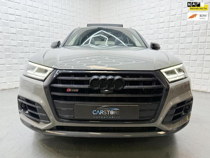Audi SQ5 3.0 TFSI quattro PANO VIRTUAL RS STOEL B&O 360 HUD, Auto's, Audi, Bedrijf, Te koop, SQ5, 360° camera, 4x4, ABS, Achteruitrijcamera