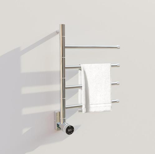 NIEUW! Elektrische handdoek radiator Chroom, Doe-het-zelf en Verbouw, Verwarming en Radiatoren, Nieuw, Radiator, 800 watt of meer