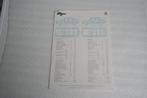 Folder Austin Allegro technische specificatie (1975) (27), Ophalen of Verzenden, Nieuw, Overige merken