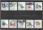 NVPH 3978/3987 December/Kerstzegels 2021 Complete serie (10), Ophalen of Verzenden, Na 1940, Gestempeld