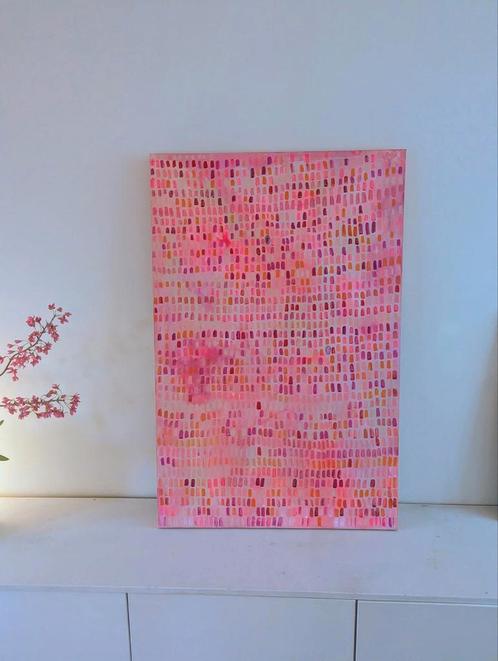 XXL Abstract Schilderij - Acryl op PVC - 75x115cm, Antiek en Kunst, Kunst | Schilderijen | Abstract, Ophalen