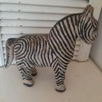 Zebra paardje papiermaché, Antiek en Kunst, Curiosa en Brocante, Ophalen of Verzenden