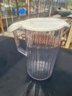 14 x Schenkkan met deksel + 7 pitchers, Ophalen, Zo goed als nieuw, Glas, Overige stijlen