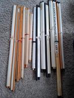 14 Landkaarten - 7 Linnen, 7 Geplastificeerd, Antiek en Kunst, Antiek | Schoolplaten, Ophalen, Aardrijkskunde