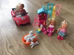 Barbie evi poppen met auto, hondjes set en konijnen set, Kinderen en Baby's, Speelgoed | Poppen, Ophalen, Zo goed als nieuw, Barbie