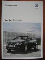 Volkswagen Eos Exclusive (mei 2010), Boeken, Auto's | Folders en Tijdschriften, Nieuw, Volkswagen, Ophalen of Verzenden