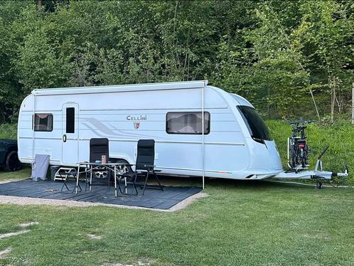 Prachtige sfeervolle Tabbert Cellini 650 DF  2018, Caravans en Kamperen, Caravans, Particulier, tot en met 4, 2000 kg en meer