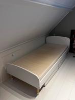 Flexa Dots eenpersoons bed, Ophalen, 90 cm, Eenpersoons, Wit