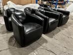 Nieuwe industriële Aviator fauteuils zwart en cognac!!!!!!!