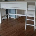 Zgan life time halfhoogslaper wit lifetime bed, Ophalen, Zo goed als nieuw, Halfhoogslaper
