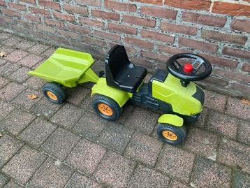 Claas looptractor met kar beschikbaar voor biedingen