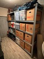 METALSISTEM / 3x staander / 20x ligger / 20x legbord, Ophalen, Gebruikt