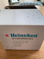 Heineken speakerskratje, set 2 stuks, origineel, ongebruikt, Nieuw, Ophalen of Verzenden