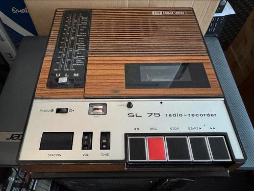 Mooie radio cass schaub lorenz met iets werk pr incl vzk, Audio, Tv en Foto, Radio's, Radio, Ophalen of Verzenden