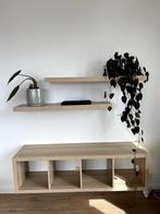 Ikea planken (LACK) + kast (kallax), Ophalen, Zo goed als nieuw, Minder dan 150 cm, Minder dan 100 cm