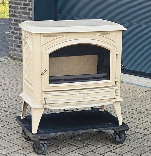 Houtkachel Dovre 760CB wit geëmailleerd, Huis en Inrichting, Kachels, Zo goed als nieuw, Vrijstaand, Houtkachel, Hout, Ophalen of Verzenden
